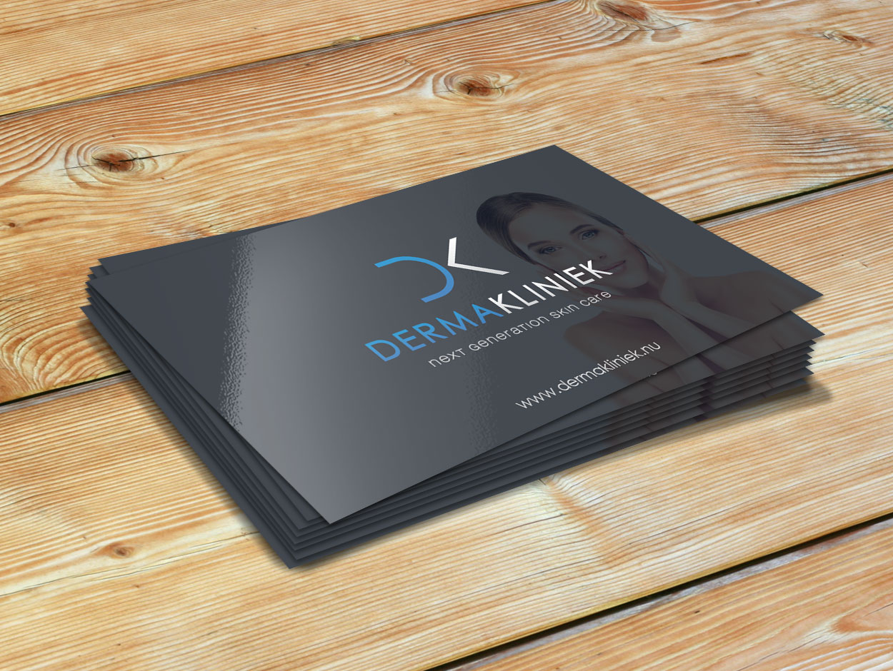 Diseño de Tarjeta de Presentación por Trilobytes para Derma Kliniek | Diseño #14017901