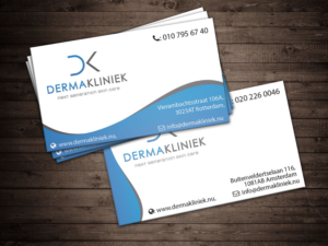 Business Card Design by maryampirzada0 for Derma Kliniek | Design #14020453