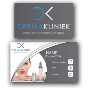 Business Card Design by Mai Duyen for Derma Kliniek | Design #13907159