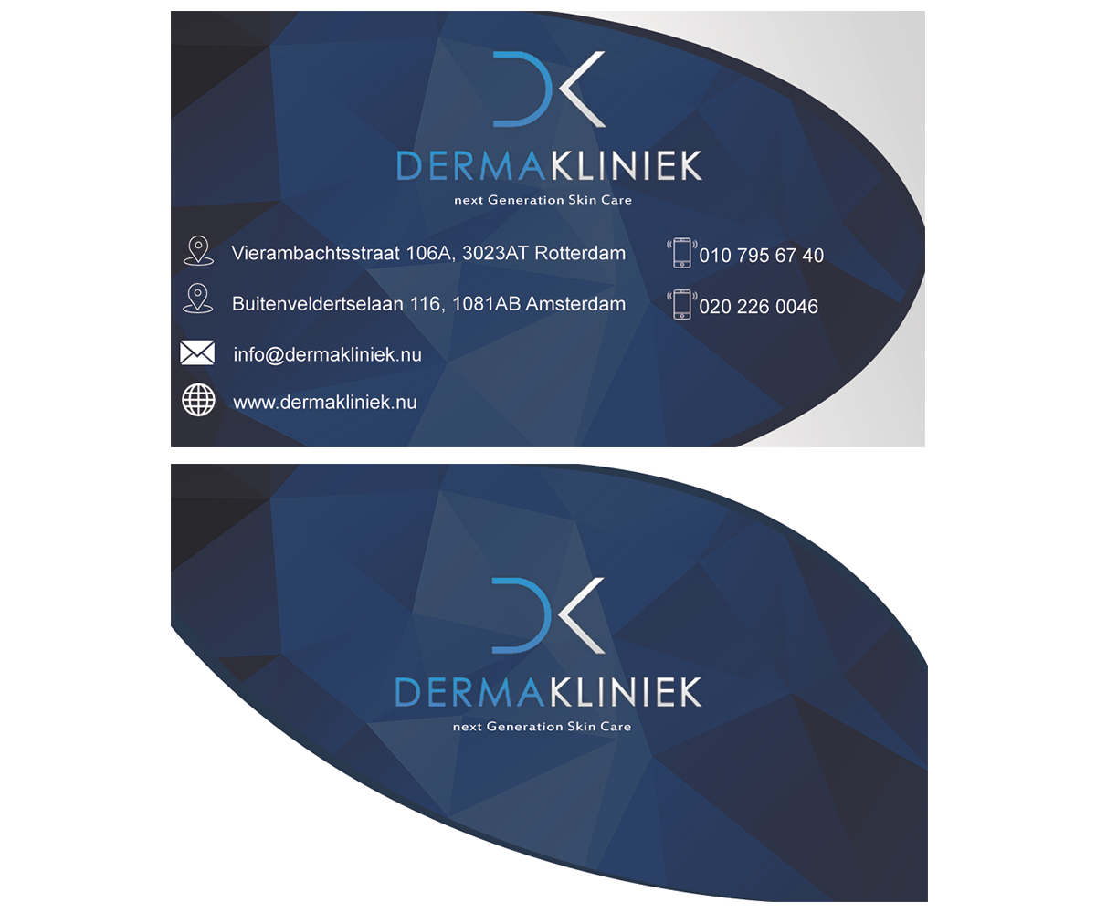 Business Card Design by nagy_mostafa26 for Derma Kliniek | Design #13994879