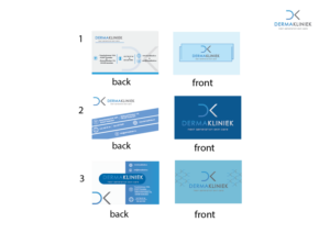 Business Card Design by Aliff Yusof for Derma Kliniek | Design #13984841