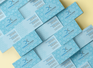 Business Card Design by Rebeca C for Derma Kliniek | Design: #14013602
