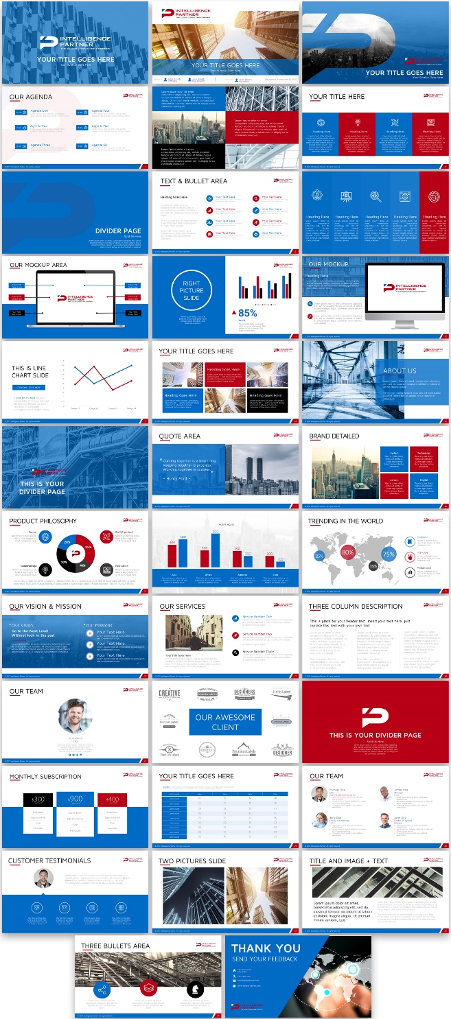 PowerPoint Design by Imazing for Intelligence Partner, SL - ESB85645273 | Design #13923952
