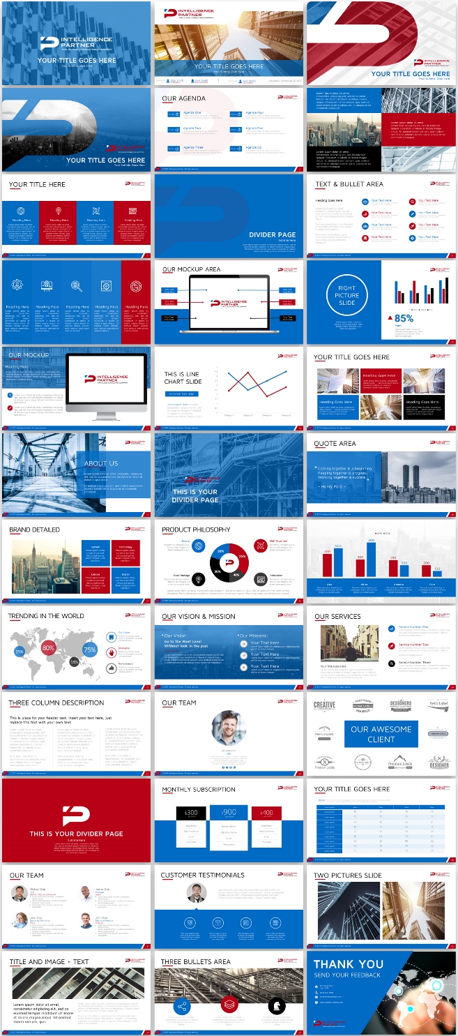 PowerPoint Design by Imazing for Intelligence Partner, SL - ESB85645273 | Design #13933036