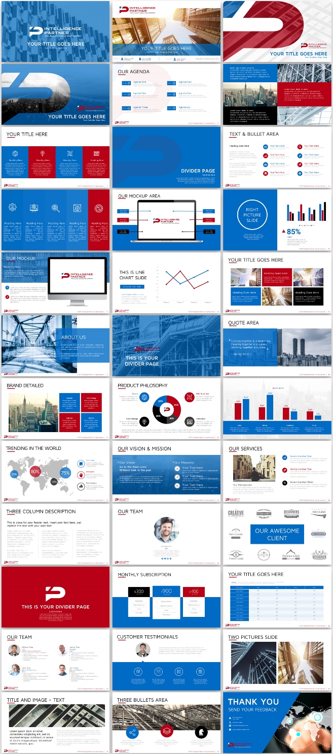 PowerPoint Design by Imazing for Intelligence Partner, SL - ESB85645273 | Design #13948435