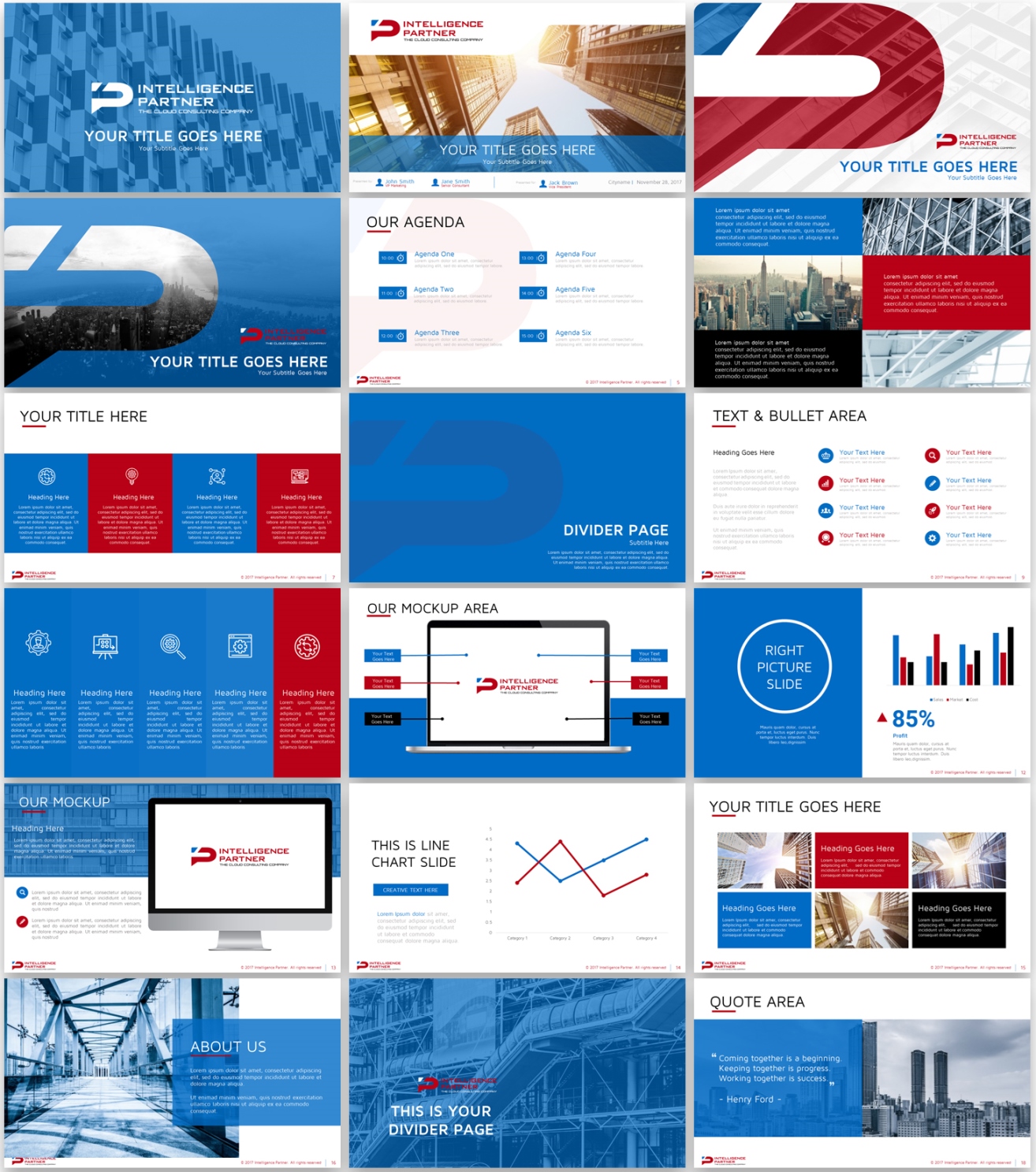 PowerPoint Design by Imazing for Intelligence Partner, SL - ESB85645273 | Design #13948436