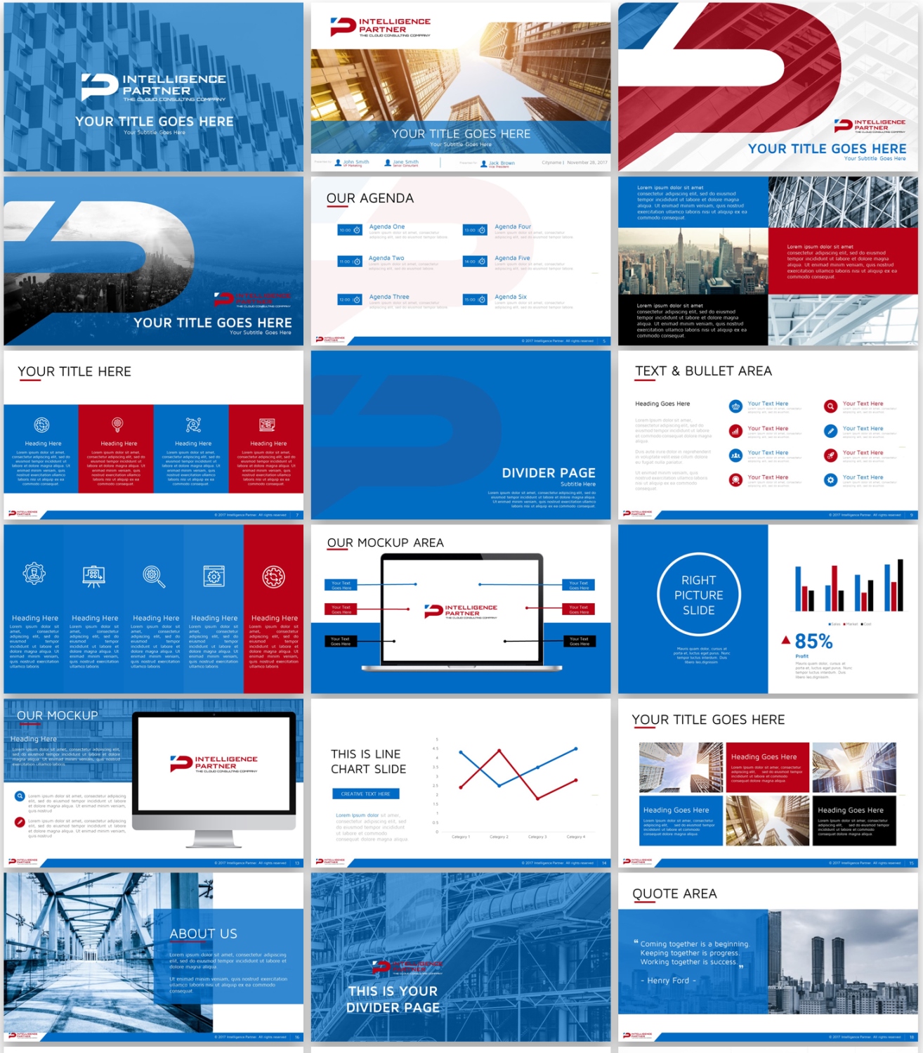 PowerPoint Design by Imazing for Intelligence Partner, SL - ESB85645273 | Design #13996757