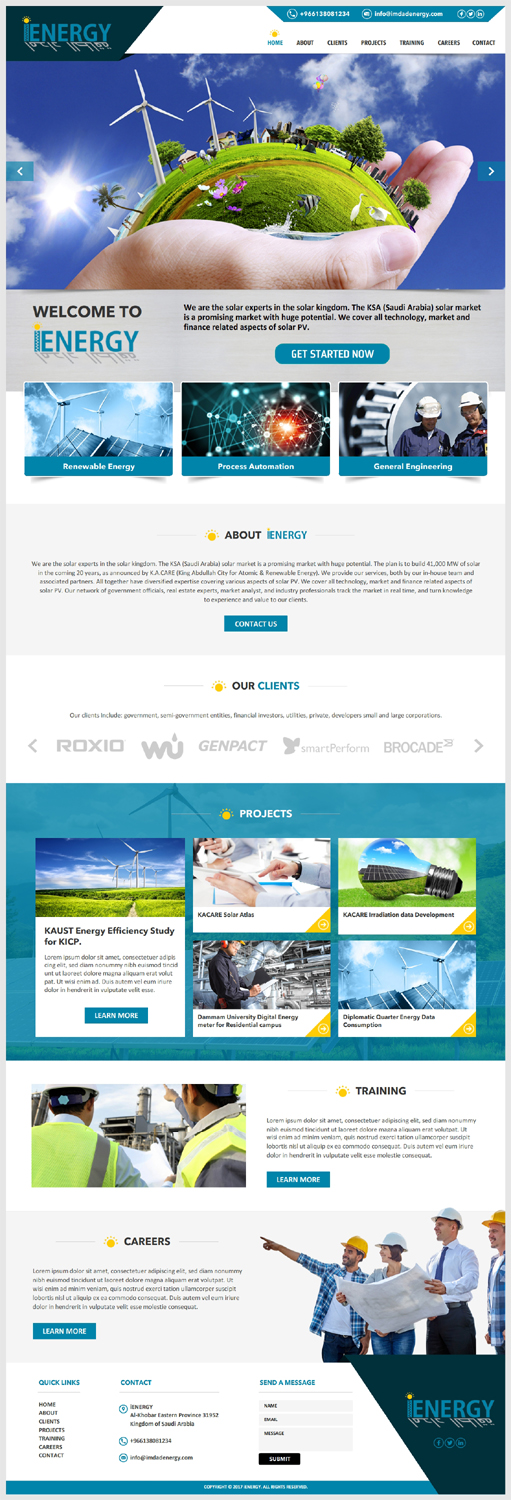 Wordpress Design by -Marc- for this project | Design #13962039