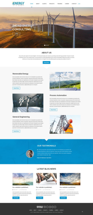 Wordpress Design by pb for this project | Design: #13908039