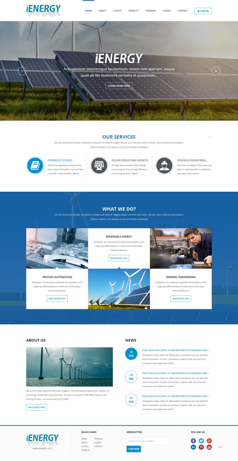 Wordpress Design by pb for this project | Design #13908041