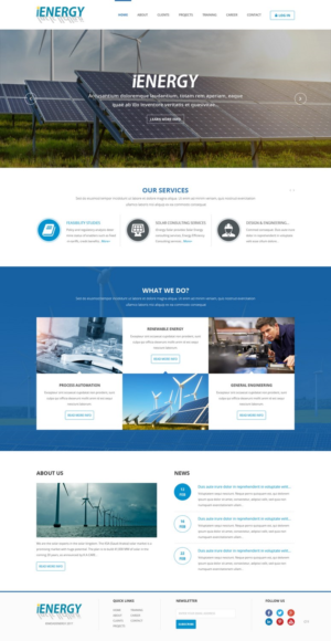 Wordpress Design by pb for this project | Design: #13908041
