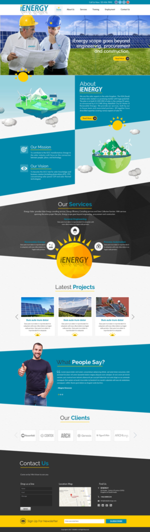 Redesign of Engineering firm website  | WordPress-Design von Sbss