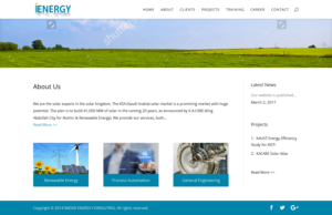 Redesign of Engineering firm website  | WordPress-Design von CharaFathimalil