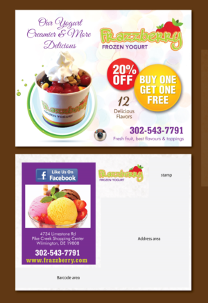 Postcard Design by meet007 for this project | Design: #14339599