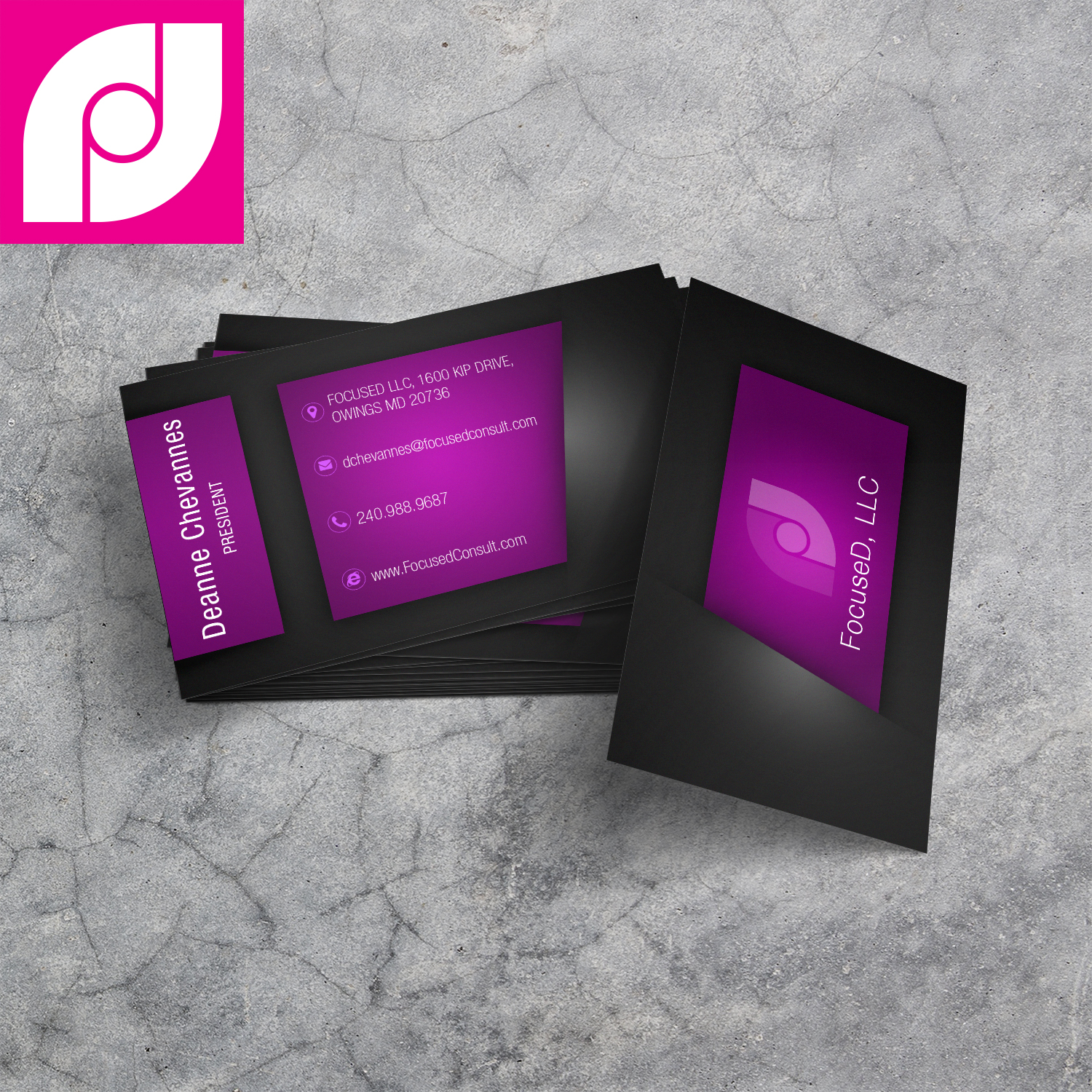 Business Card Design by czone for FocuseD LLC | Design #14015297