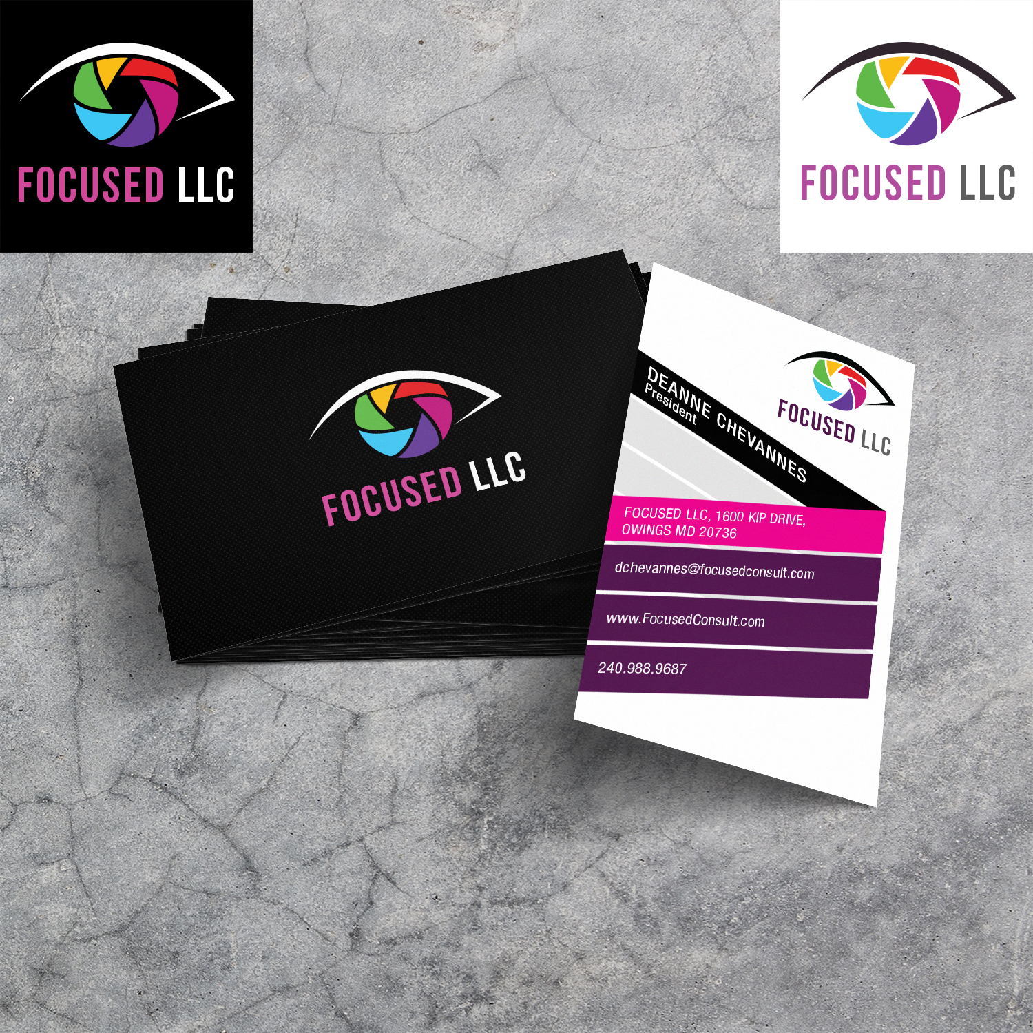 Design de Carte de Visite par czone pour FocuseD LLC | Design : #14045061