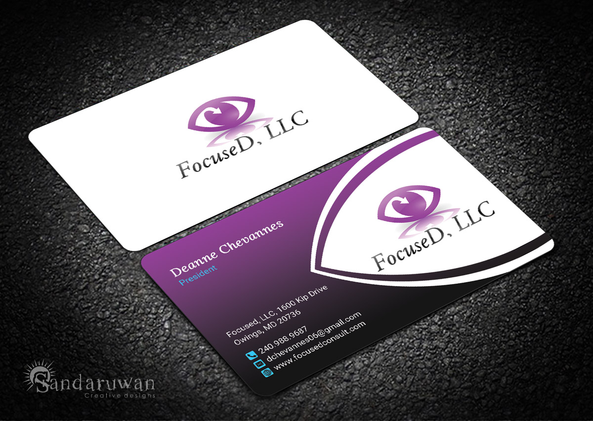 Business Card Design by Sandaruwan for FocuseD LLC | Design #13931917