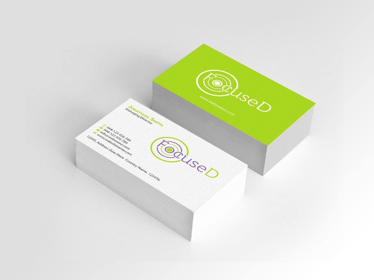 Business Card Design by Creations Box 2015 for FocuseD LLC | Design #13921899