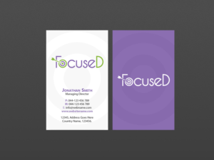 Business Card Design by Creations Box 2015 for FocuseD LLC | Design: #13921902