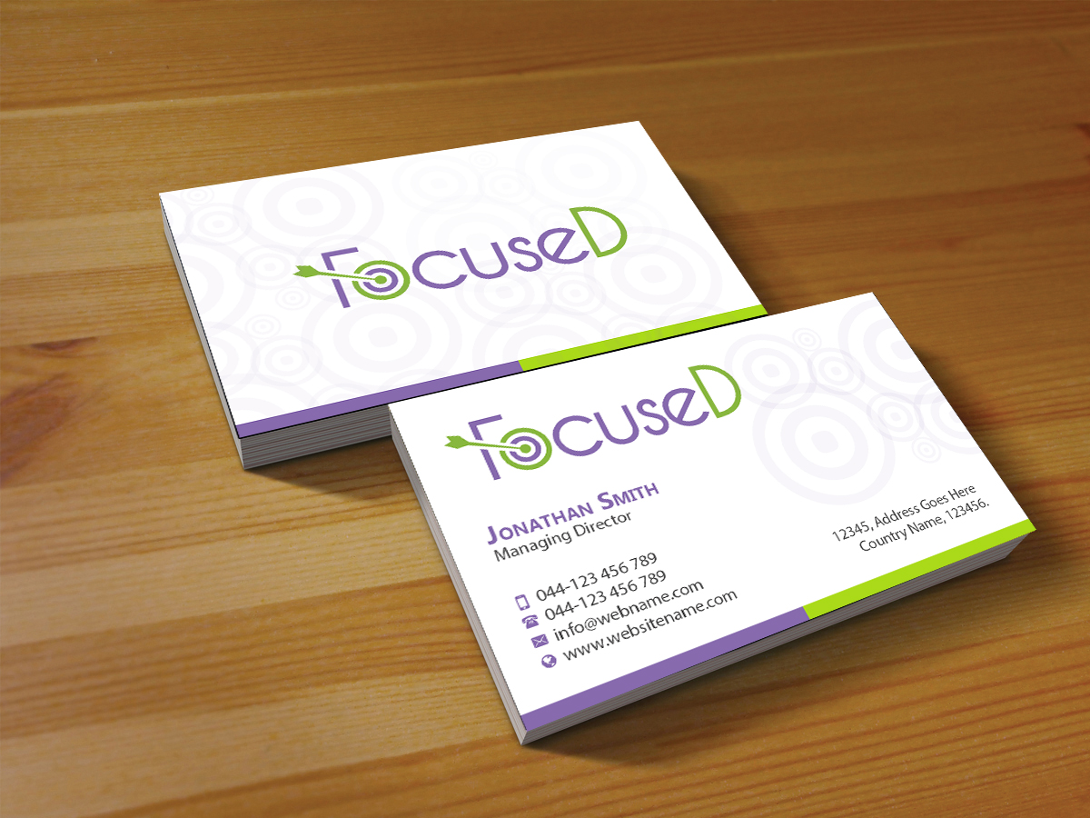 Business Card Design by Creations Box 2015 for FocuseD LLC | Design #13921910