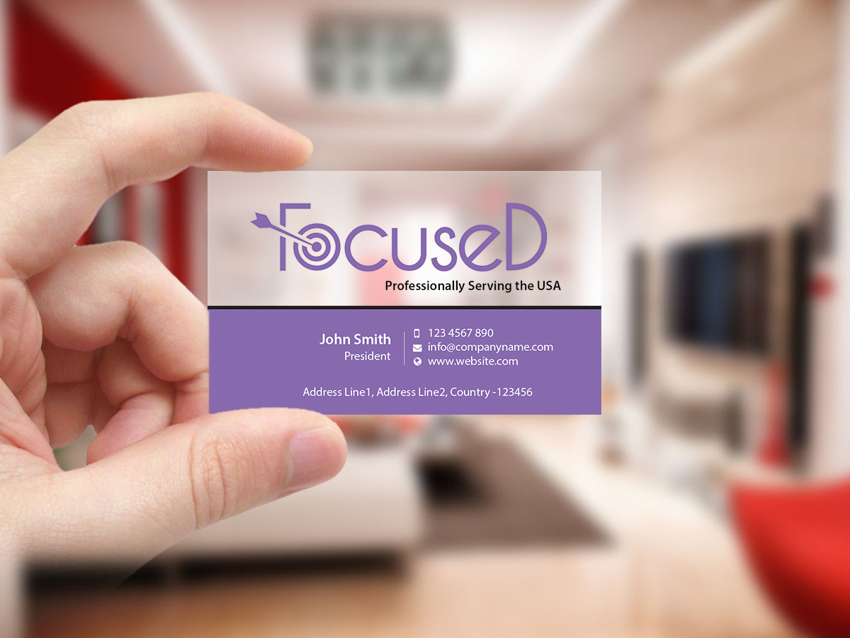 Business Card Design by Creations Box 2015 for FocuseD LLC | Design #13921932
