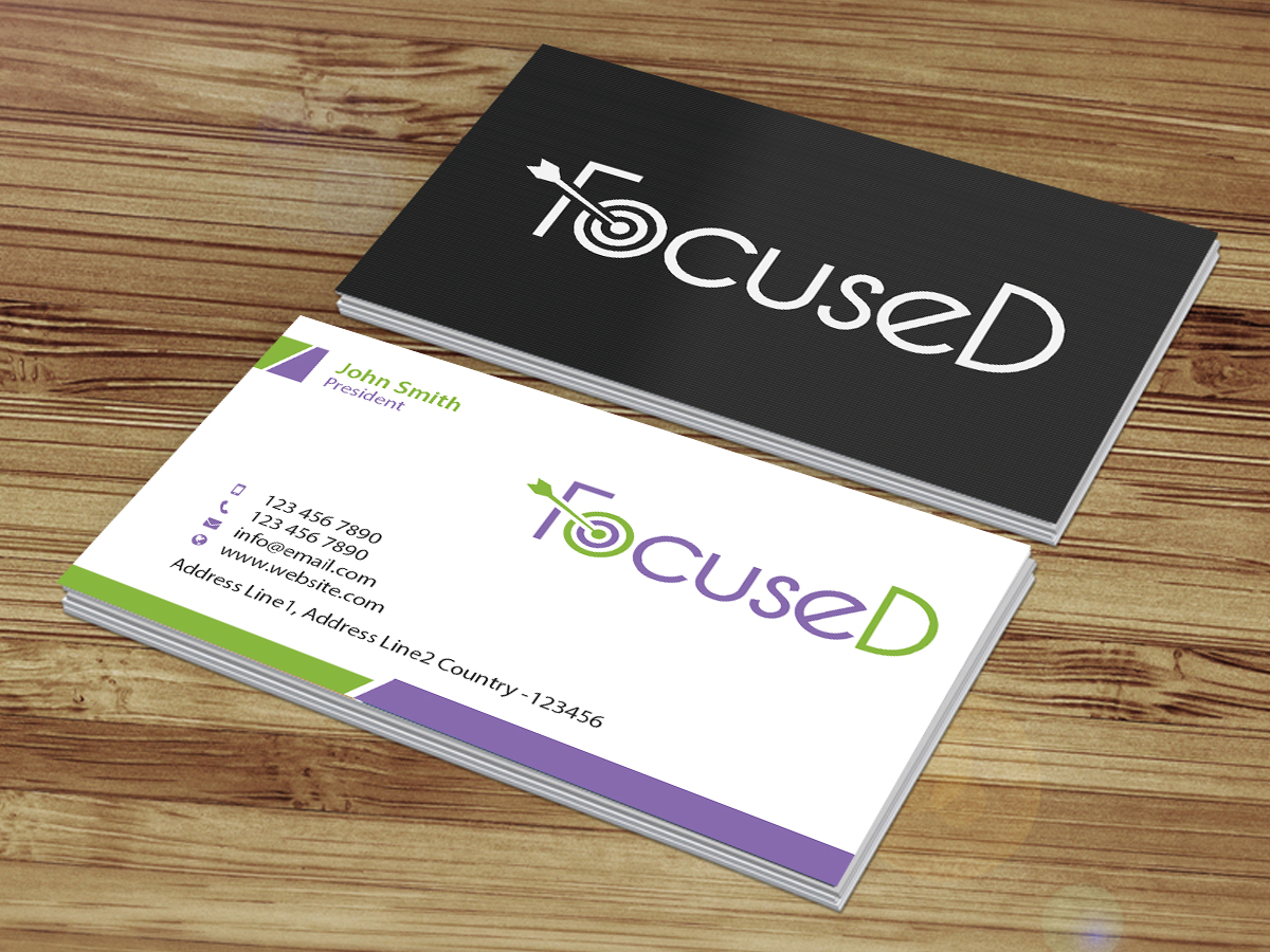 Design de Carte de Visite par Creations Box 2015 pour FocuseD LLC | Design #13921933