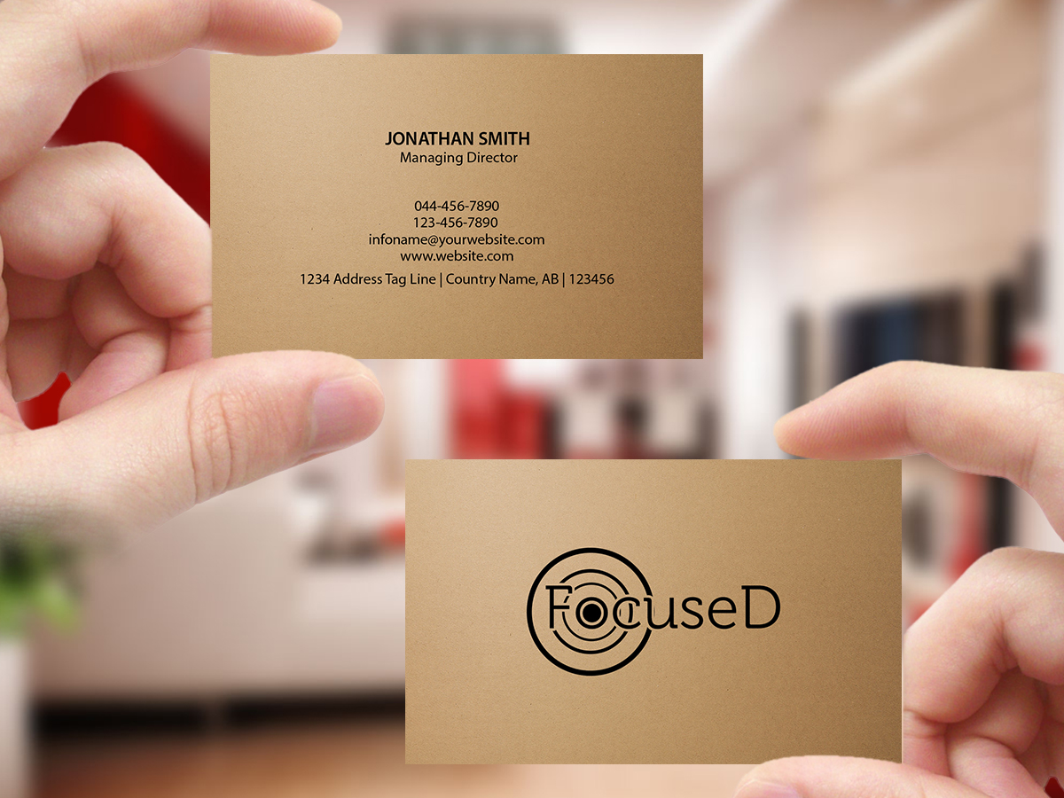Business Card Design by Creations Box 2015 for FocuseD LLC | Design #13921934