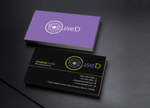 Design de Carte de Visite par Creations Box 2015 pour FocuseD LLC | Design : #13921938