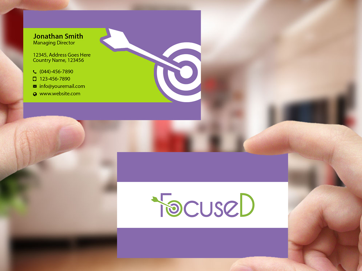 Design de Carte de Visite par Creations Box 2015 pour FocuseD LLC | Design #13921941