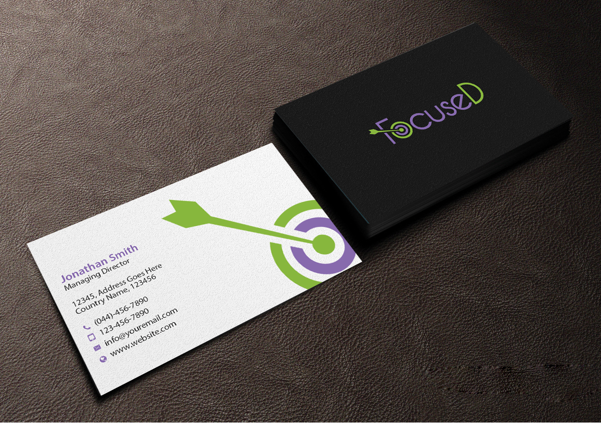 Business Card Design by Creations Box 2015 for FocuseD LLC | Design #13921942