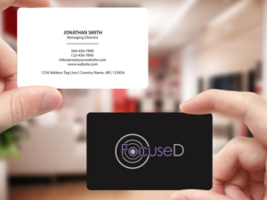 Design de Carte de Visite par Creations Box 2015 pour FocuseD LLC | Design : #13921943