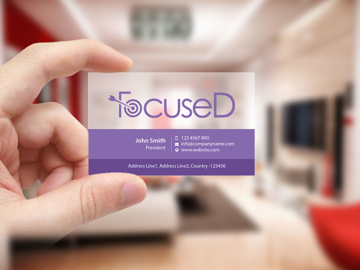 Business Card Design by Creations Box 2015 for FocuseD LLC | Design #13964242