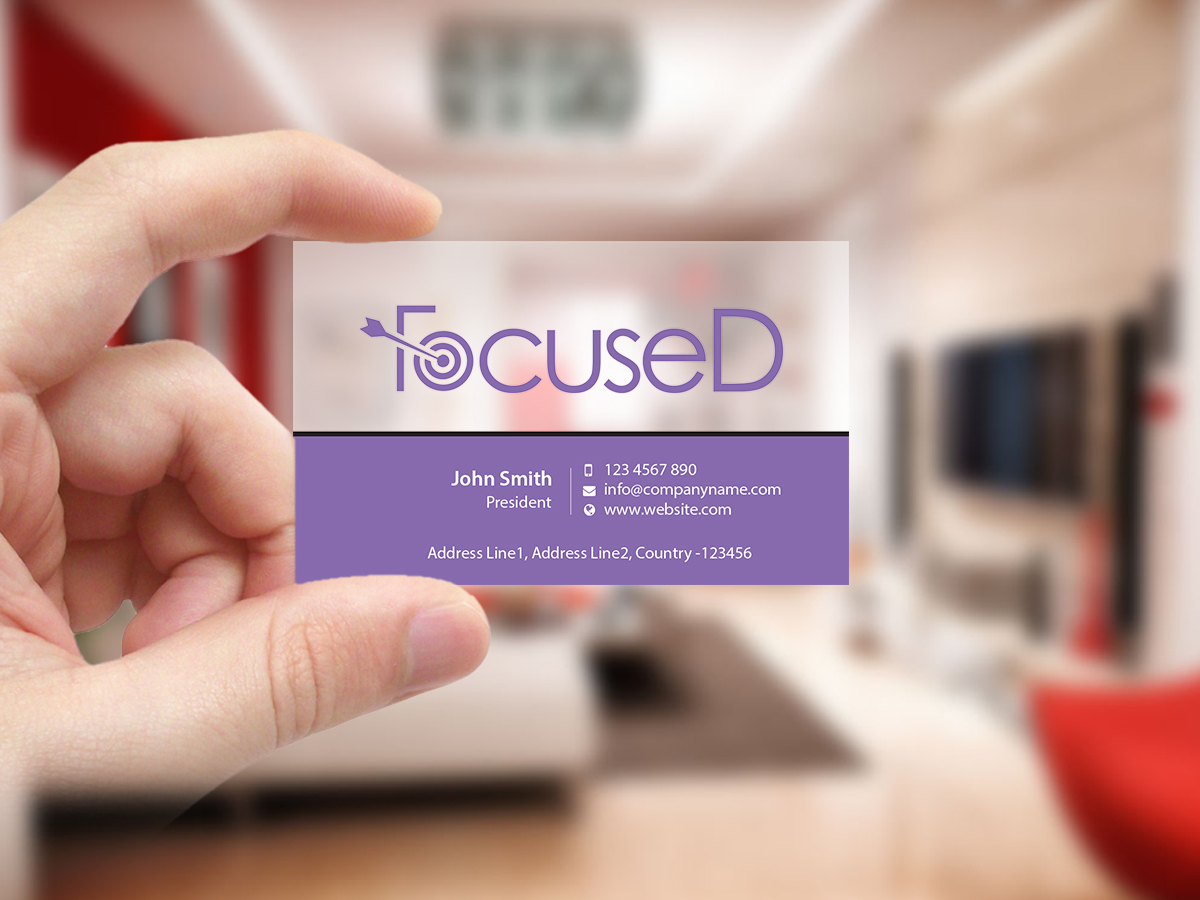 Business Card Design by Creations Box 2015 for FocuseD LLC | Design #13964244