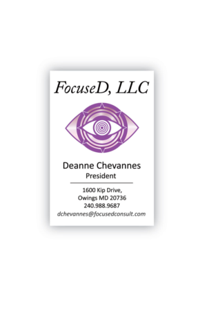 Business Card Design by seadog.john72 for FocuseD LLC | Design: #13996524