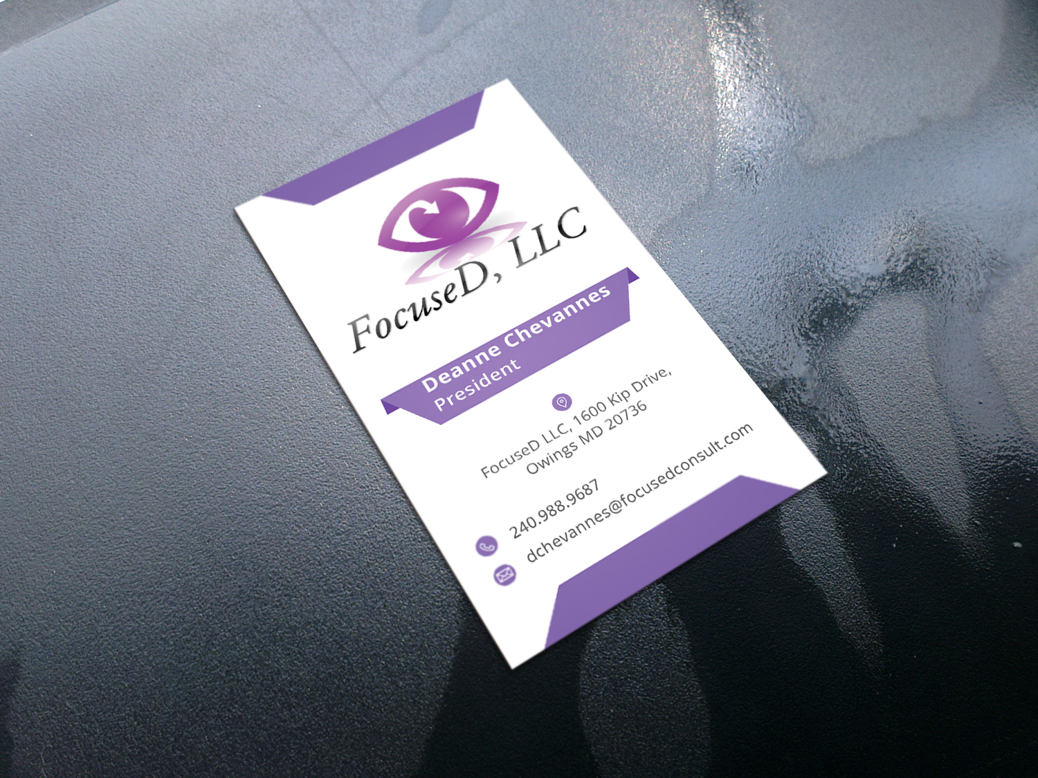 Business Card Design by Graphic Flame for FocuseD LLC | Design #13960650