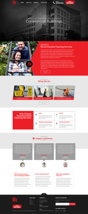 Commercial janitorial cleaning  | Web-Design von RupalTechno