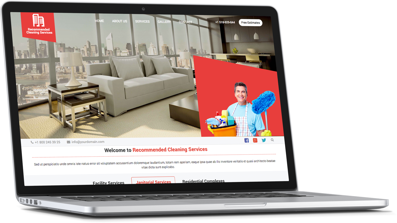 Web Design by cCopilot for Recommended Cleaning Services  | Design #13950782