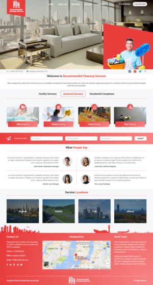 Web Design by cCopilot for Recommended Cleaning Services  | Design: #13950783