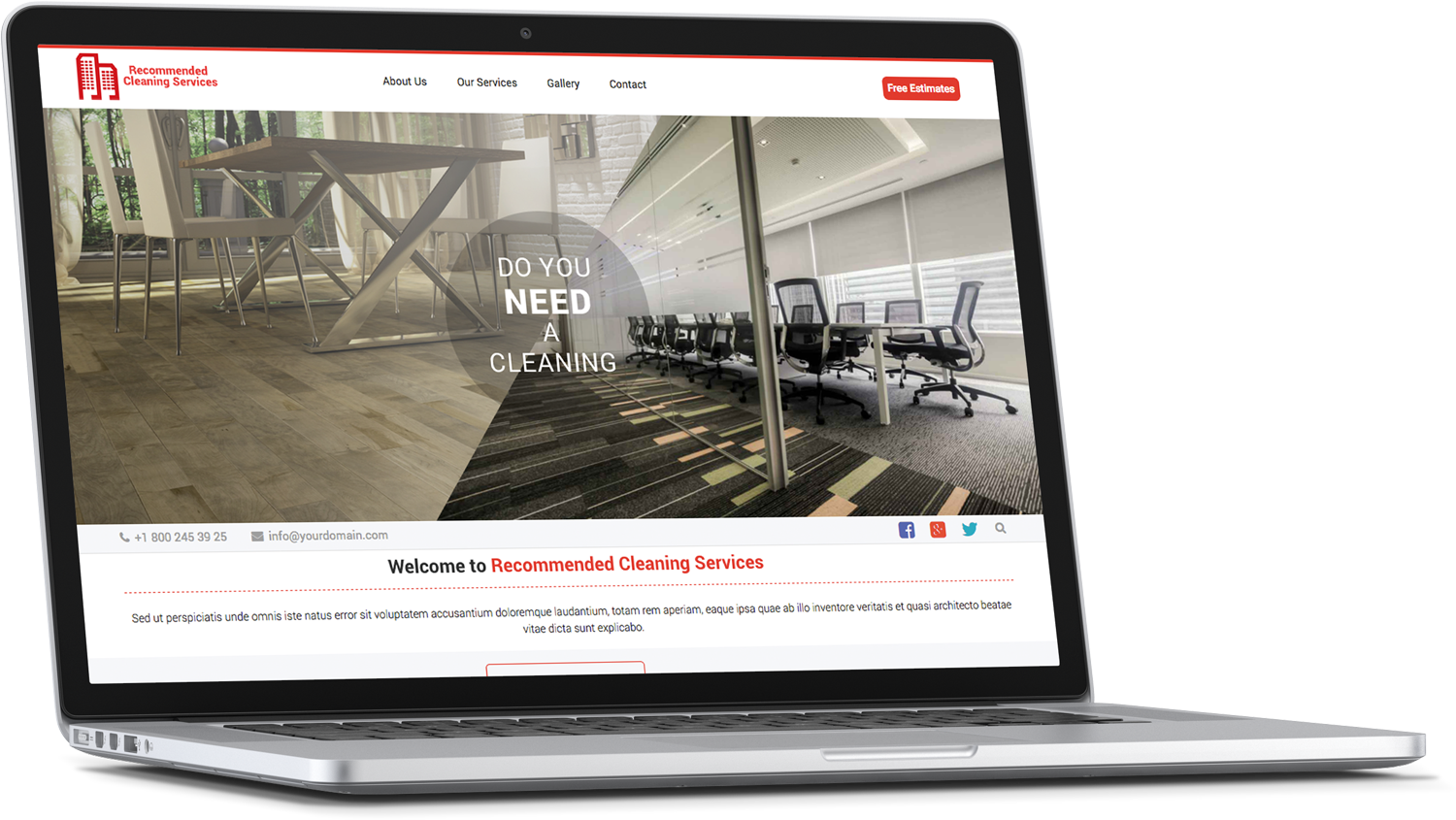Web Design by cCopilot for Recommended Cleaning Services  | Design #13950787