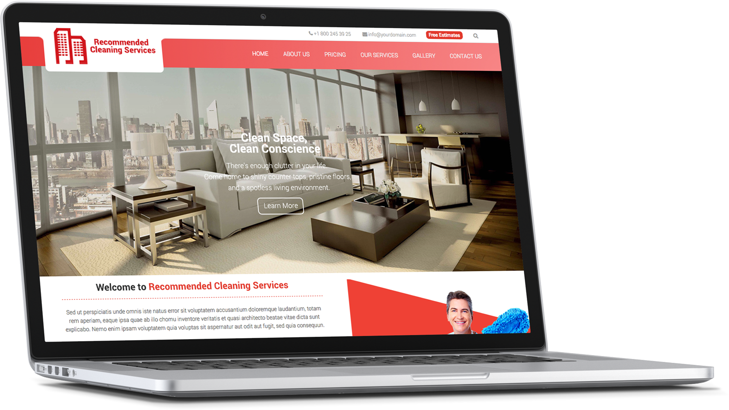 Web Design by cCopilot for Recommended Cleaning Services  | Design #13951254