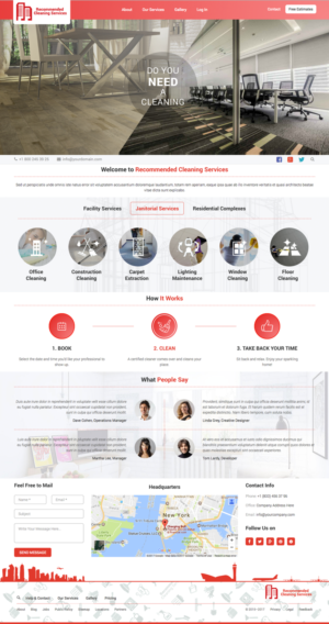 Web Design by cCopilot for Recommended Cleaning Services  | Design: #13973437