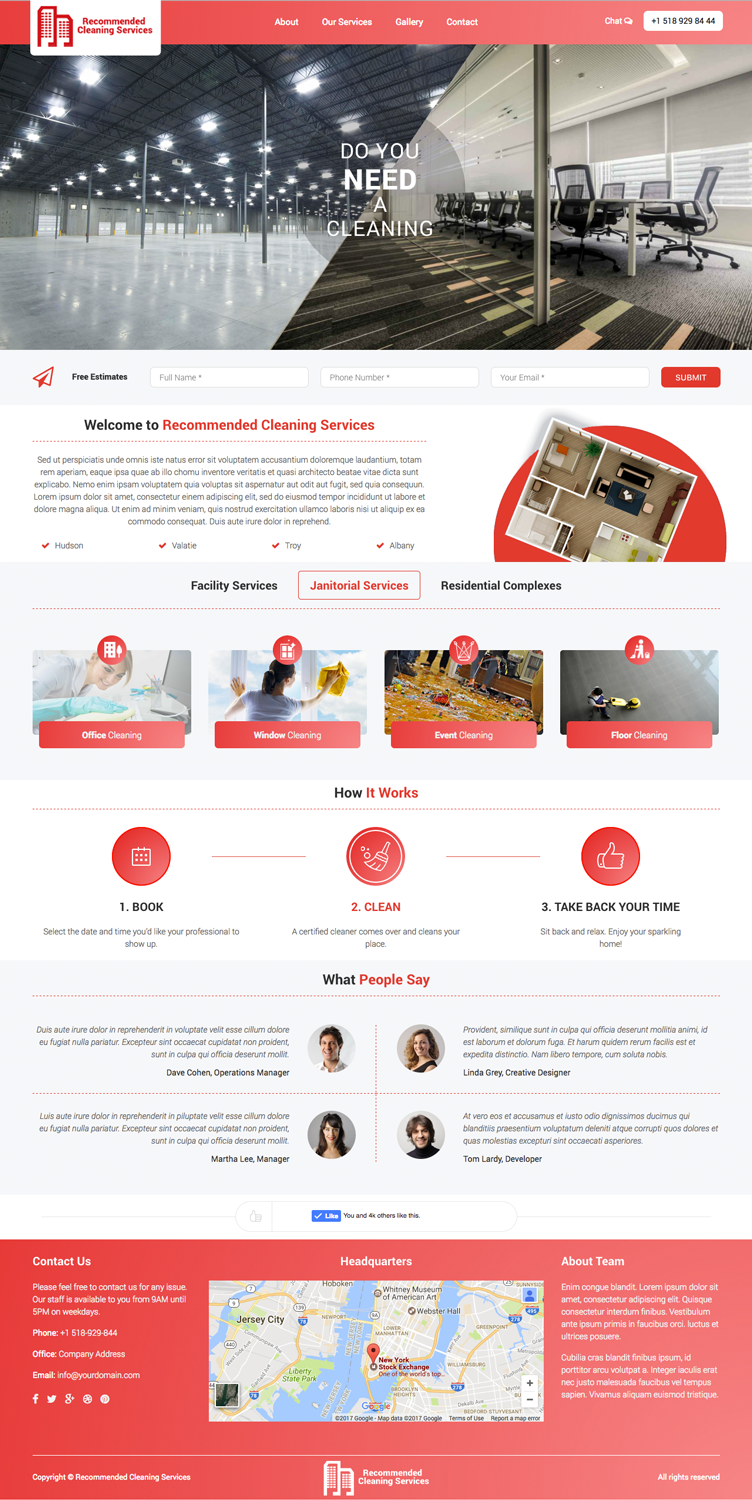 Web Design by cCopilot for Recommended Cleaning Services  | Design #13973438