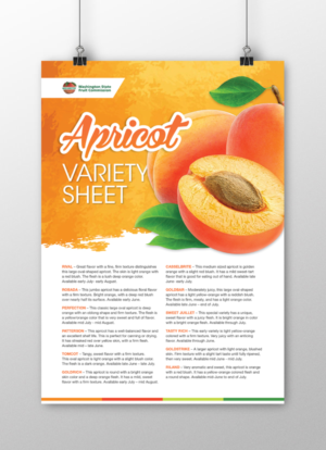 Flyer Design by Vignesh Hardy for Washington State Fruit Commission | Design: #13946471