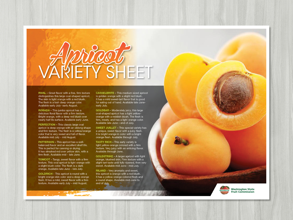 Design de Flyer par Vignesh Hardy pour Washington State Fruit Commission | Design #13946472