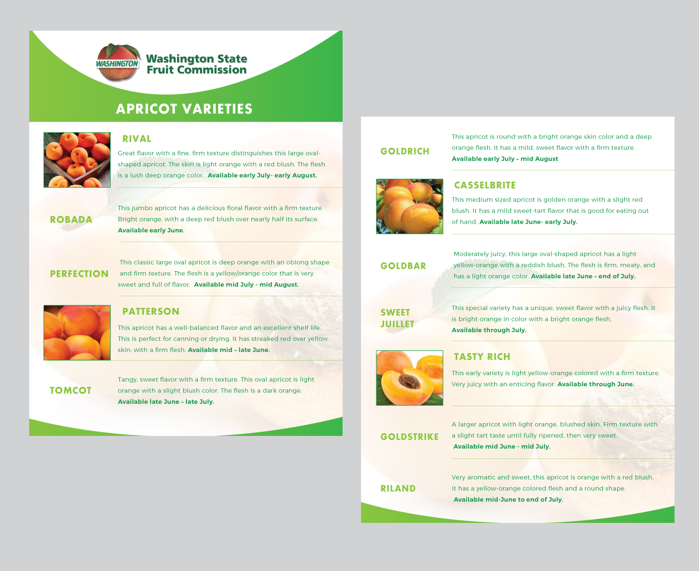 Flyer Design by robertrix for Washington State Fruit Commission | Design #13931613