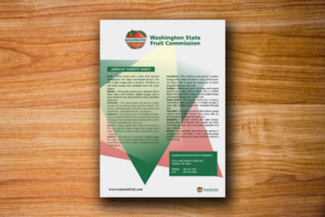 Diseño de Flyer por seventytwostud para Washington State Fruit Commission | Diseño #13941105