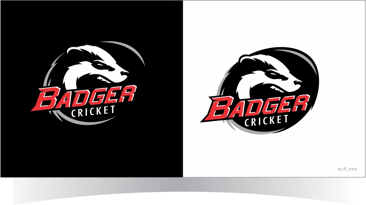 Logo Design by r-toha for Badger Cricket | Design #13940721