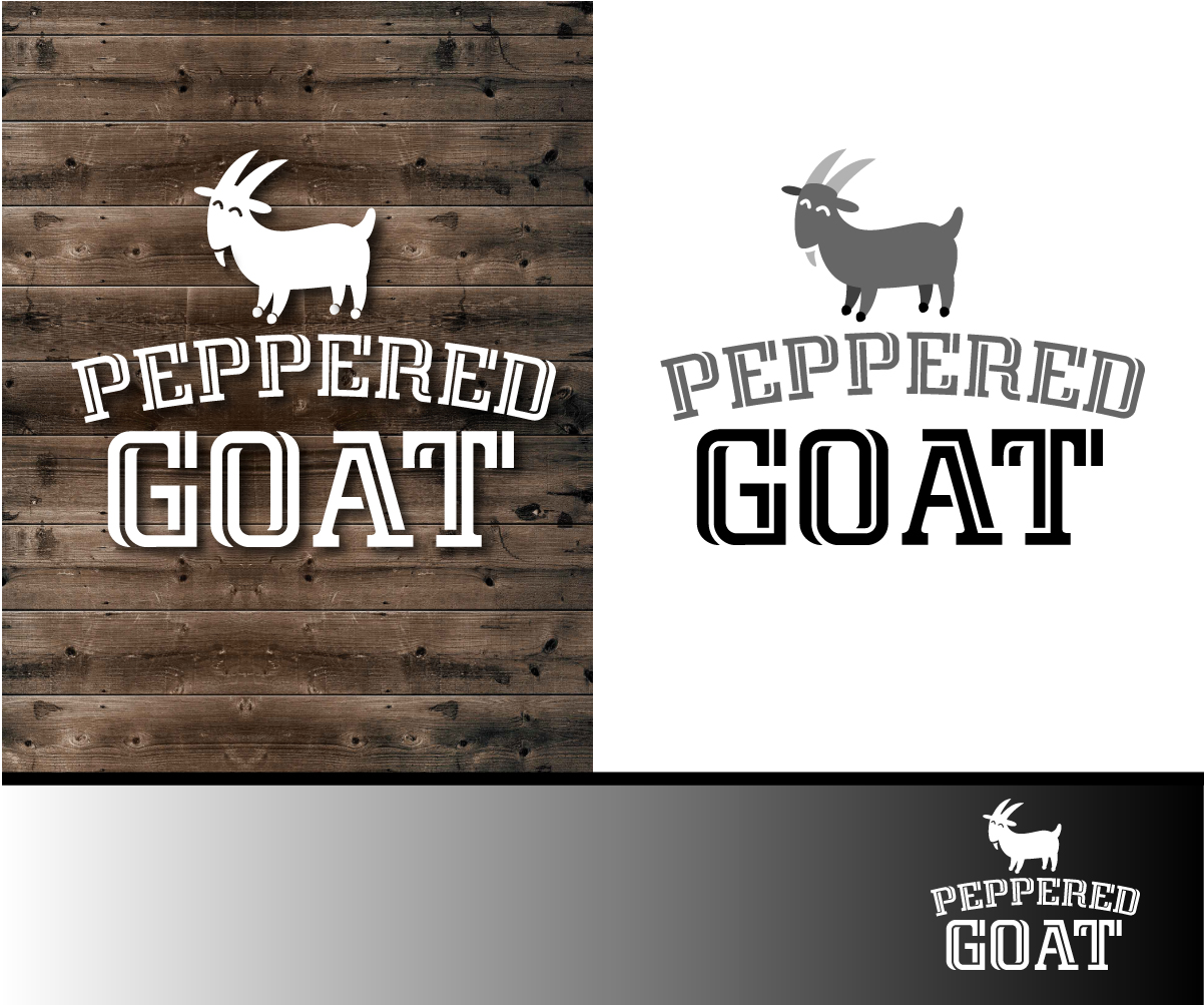 Logo Design by guycodefacts for peppered Goat | Design #13966179
