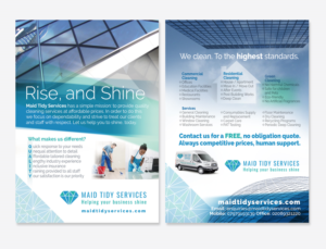 Commercial Cleaning Company Needs A Flyer | Flyer-Design von see why