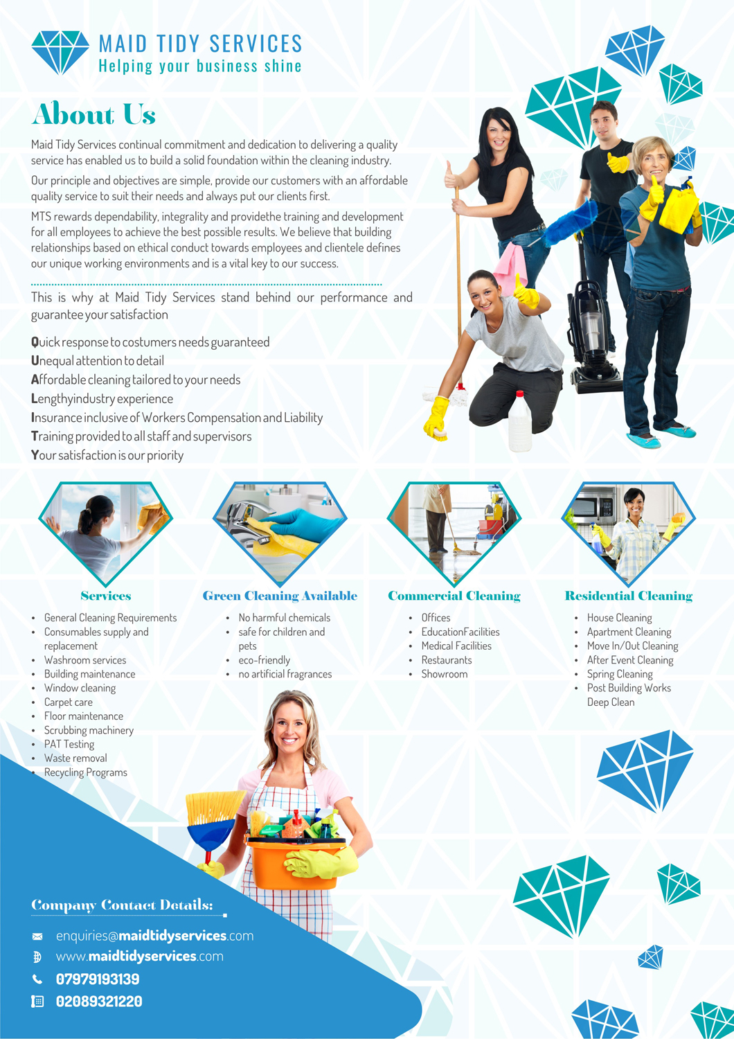 serious professional cleaning service flyer design for a company cleaning services advertisement